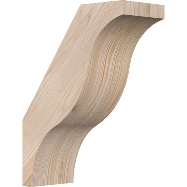 Ekena Millwork 5 1/2"W x 12"D x 16"H Funston Smooth Knee Brace, Douglas Fir BRC06X12X16FST00SDF - main